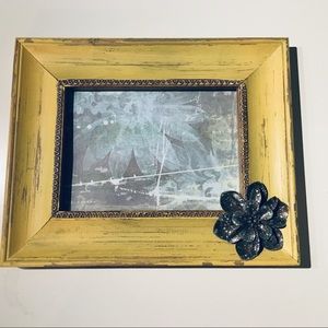 Pier One Imports rustic wooden yellow frame 🌼